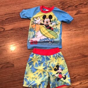 Boy’s Mickey Mouse Swim Set